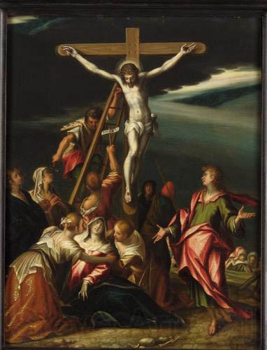 Hans von Aachen Kreuzigung Christi Spain oil painting art